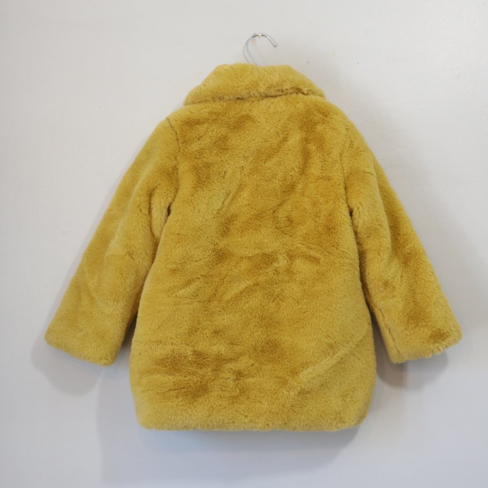 Agatha Ruiz De La Prada yellow fur coat NWT - Picture 2 of 5
